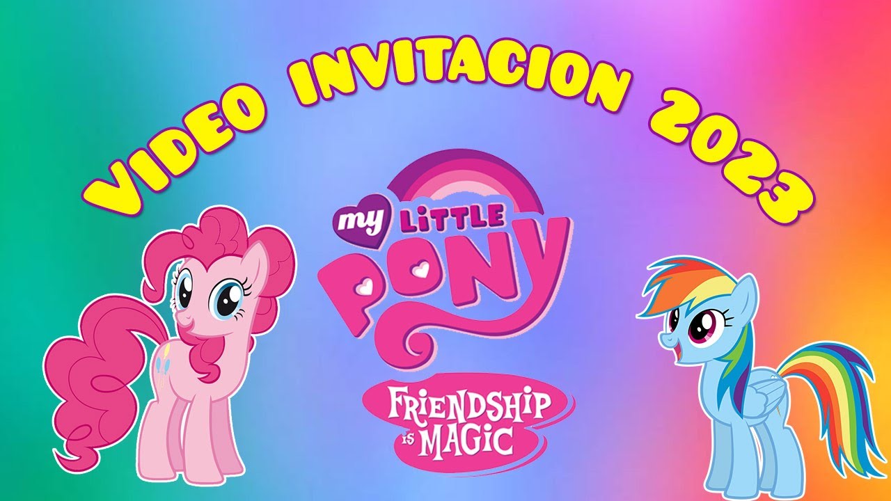 fiesta cumpleanos my little pony 2724 invitaciones fiesta my little pony 6.html